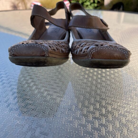 Pikolinos Size 38 / 7.5 - 8 Gandia Perforated Nude - Picture 4 of 9